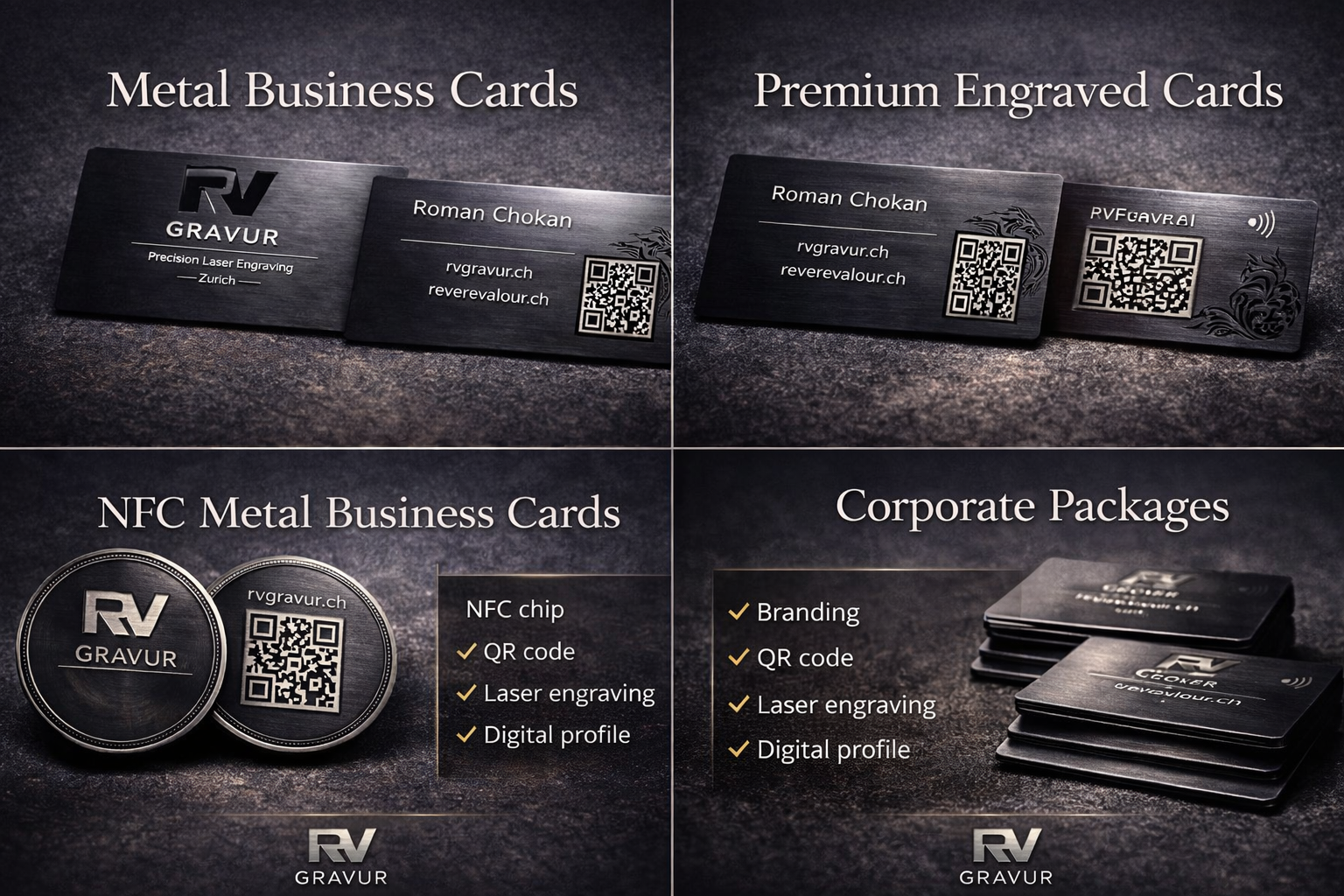 Premium Metal & NFC Business Cards