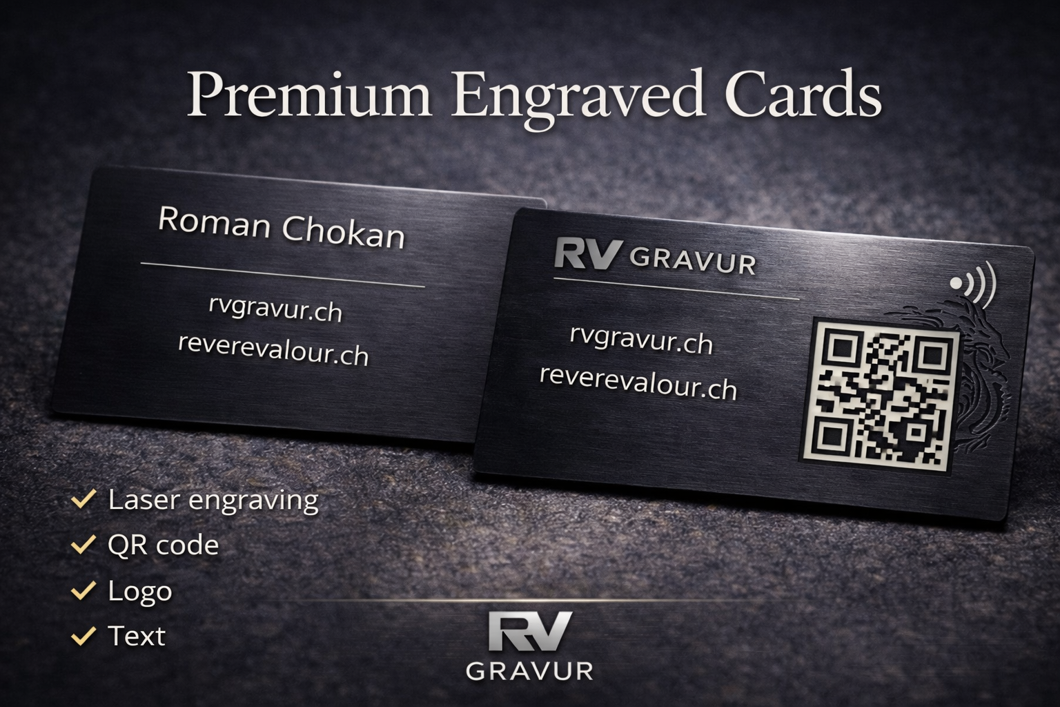 Custom Engraved Cards
